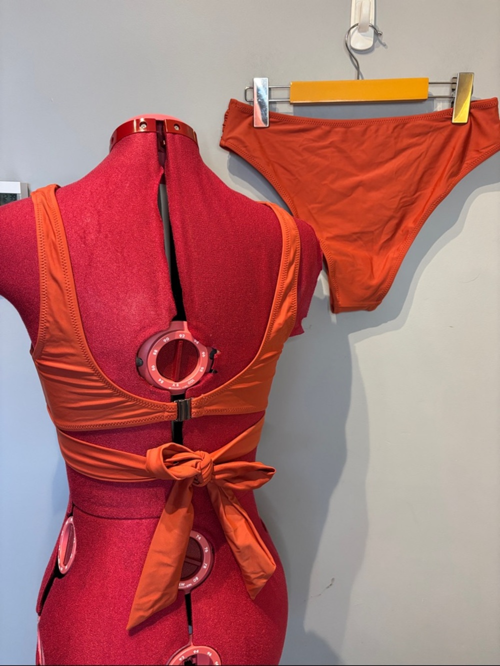 Orange Rust Coloured Bikini Set - Picture 3 of 8